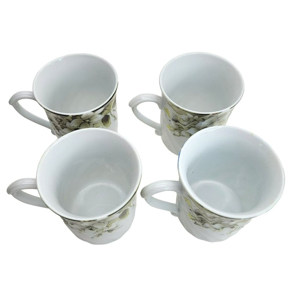Sorelle Floral Coffee Mug Tea Cup Set Floral Fine Porcelain China Pretty! PD001 - Picture 8 of 10